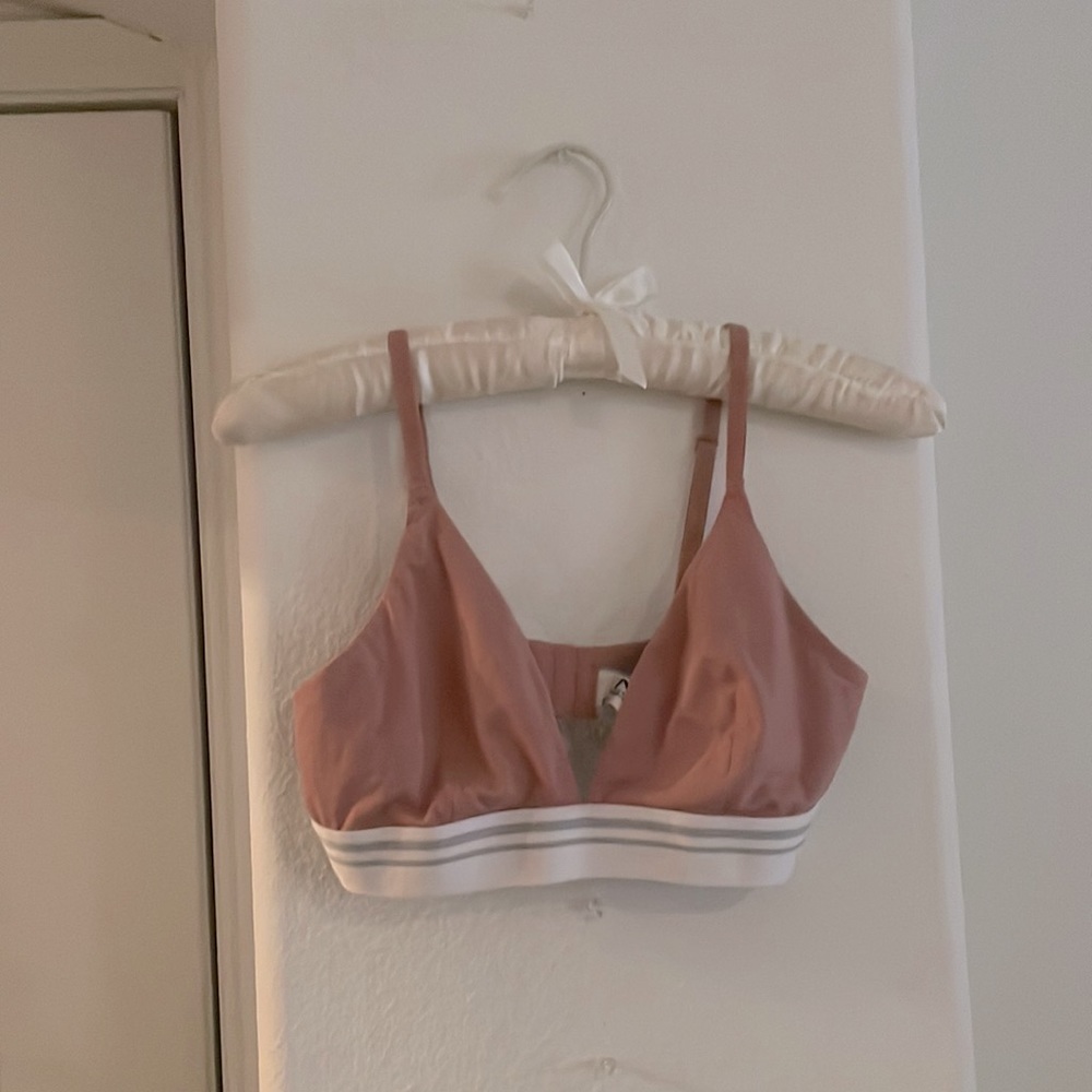 Maidenform Pink and White Bralette Size M